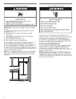 Предварительный просмотр 4 страницы Whirlpool Gold GI6FARXX User Instructions