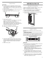 Предварительный просмотр 9 страницы Whirlpool Gold GI6FARXX User Instructions