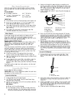 Preview for 4 page of Whirlpool Gold GI7FVCXWA User Manual