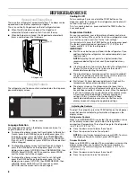 Preview for 8 page of Whirlpool Gold GI7FVCXWA User Manual