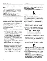 Preview for 28 page of Whirlpool Gold GI7FVCXWA User Manual