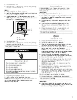 Предварительный просмотр 5 страницы Whirlpool Gold GR2SHWXV User Instructions