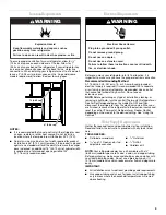 Предварительный просмотр 3 страницы Whirlpool Gold GS5DHAXVY User Manual