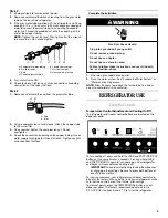 Предварительный просмотр 5 страницы Whirlpool Gold GS5DHAXVY User Manual