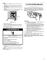 Предварительный просмотр 21 страницы Whirlpool Gold GS6NBEXRA Refrigerator Use & Care Manual