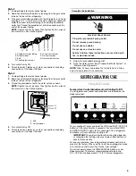 Предварительный просмотр 5 страницы Whirlpool Gold GS6NHAXVK User Instructions