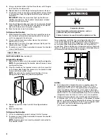 Preview for 6 page of Whirlpool Gold GSS30C6EYF User Instructions