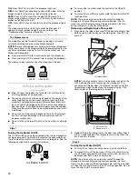 Preview for 14 page of Whirlpool Gold GSS30C6EYF User Instructions