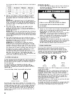 Preview for 58 page of Whirlpool Gold GSS30C6EYF User Instructions