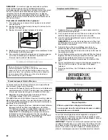 Preview for 60 page of Whirlpool Gold GSS30C6EYF User Instructions