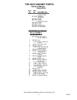 Предварительный просмотр 2 страницы Whirlpool Gold GSW9545JQ0 Parts List