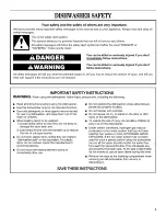 Preview for 3 page of Whirlpool Gold GU1200 Use & Care Manual