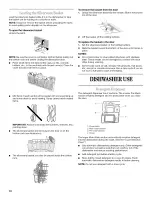 Preview for 10 page of Whirlpool Gold GU1200 Use & Care Manual