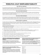 Preview for 21 page of Whirlpool Gold GU1200 Use & Care Manual