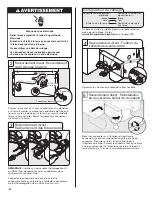 Предварительный просмотр 42 страницы Whirlpool Gold GU3200XTXY Installation Instructions Manual