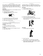 Предварительный просмотр 15 страницы Whirlpool Gold GW395LEP Use And Care Manual