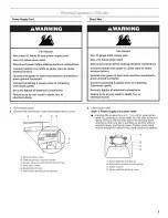 Предварительный просмотр 5 страницы Whirlpool Gold LEQ8611PG2 Installation Instructions Manual