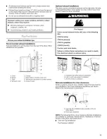 Предварительный просмотр 11 страницы Whirlpool Gold LEQ8611PG2 Installation Instructions Manual