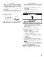 Предварительный просмотр 13 страницы Whirlpool Gold LEQ8611PG2 Installation Instructions Manual