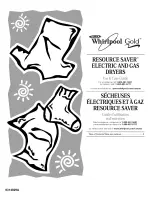 Предварительный просмотр 1 страницы Whirlpool Gold Resource Saver YGEW9877JQ1 Use & Care Manual