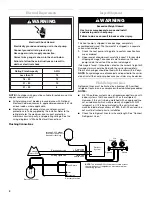 Preview for 4 page of Whirlpool GOLD W4GH6 Installation Instructions Manual