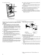 Preview for 6 page of Whirlpool GOLD W4GH6 Installation Instructions Manual