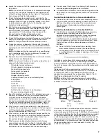 Preview for 7 page of Whirlpool Gold WFD193 Installation Instructions Manual