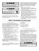 Preview for 4 page of Whirlpool Gold WFD195 Installation Instructions Manual