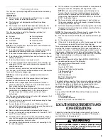 Предварительный просмотр 5 страницы Whirlpool Gold WGFD295 Installation Instructions Manual
