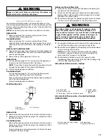Предварительный просмотр 13 страницы Whirlpool Gold WGFD295 Installation Instructions Manual