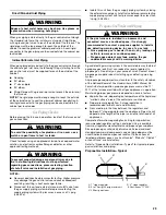 Preview for 29 page of Whirlpool Gold WGFD295 Installation Instructions Manual