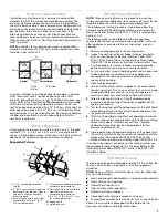 Preview for 7 page of Whirlpool Gold WGFM295 Installation Instructions Manual