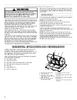 Предварительный просмотр 8 страницы Whirlpool Gold WGFM295 Installation Instructions Manual