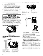 Предварительный просмотр 34 страницы Whirlpool Gold WGFM295 Installation Instructions Manual