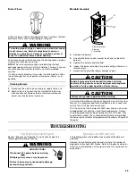 Preview for 23 page of Whirlpool Gold WGGE45 Installation Instructions Manual