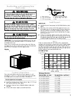 Preview for 5 page of Whirlpool Gold WGPH45**AM Installation Instructions Manual