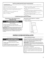 Предварительный просмотр 13 страницы Whirlpool GR2FHMXPQ02 Use & Care Manual