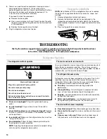 Предварительный просмотр 10 страницы Whirlpool GR2FHMXV User Instructions