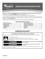 Preview for 1 page of Whirlpool GR2FHMXVY02 Service Manual