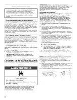 Предварительный просмотр 28 страницы Whirlpool GR2FHTXTB00 Use & Care Manual