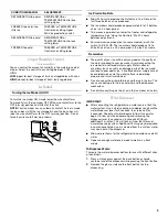 Предварительный просмотр 9 страницы Whirlpool GR2FHTXV User Instructions