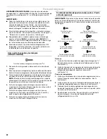 Предварительный просмотр 22 страницы Whirlpool GR2FHTXV User Instructions