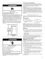 Предварительный просмотр 3 страницы Whirlpool GR2FHTXVB00 User Instructions