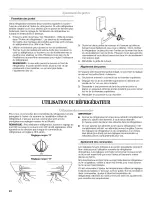 Предварительный просмотр 24 страницы Whirlpool GR2FHTXVB00 User Instructions