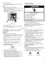 Предварительный просмотр 5 страницы Whirlpool GR2SHWXPB0 User Instructions