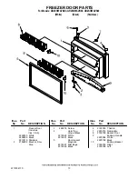 Предварительный просмотр 13 страницы Whirlpool GR2SHWXVB00 Parts Manual