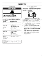 Preview for 7 page of Whirlpool GR438LXRQ0 Use & Care Manual