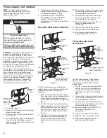 Preview for 6 page of Whirlpool GR450LXHQ2 Installation Instructions Manual