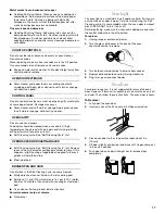 Preview for 17 page of Whirlpool GR450LXL Use & Care Manual