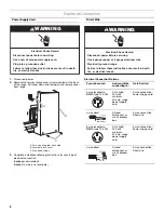 Предварительный просмотр 6 страницы Whirlpool GR563LXS Installation Instructions Manual